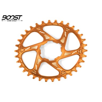 Hope Plateau Retainer Ring Ovale Direct Mount Boost - Orange - Purebike