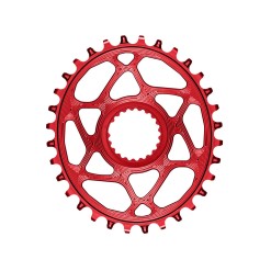 Absolute Black Plateau Oval Direct Mount Shimano Rouge - Purebike