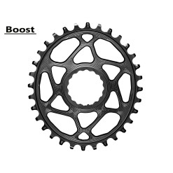 Absolute Black Plateau Oval Race Face Boost pour chaine Shimano HG+ 12 V Noir - Purebike
