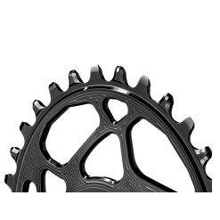 Absolute Black Plateau Oval Race Face Boost pour chaine Shimano HG+ 12 V Noir - Purebike