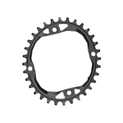 Absolute Black Plateau Oval 104 mm pour chaine Shimano 12 vitesses HG+ Noir - Purebike