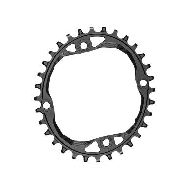 Absolute Black Plateau Oval 104 mm pour chaine Shimano 12 vitesses HG+ Noir - Purebike