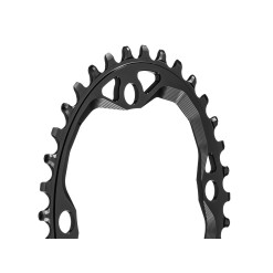Absolute Black Plateau Oval 104 mm pour chaine Shimano 12 vitesses HG+ Noir - Purebike
