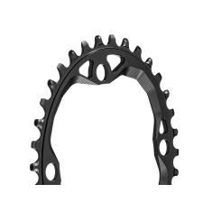 Plateau Oval 104 mm pour chaine Shimano 12 vitesses HG+ Noir
