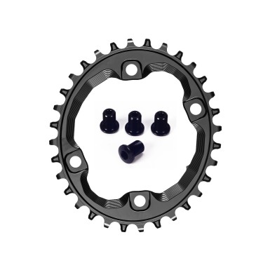 Absolute Black Plateau Oval XT 8000 96 mm pour chaine Shimano 12 vitesses HG+ Noir - Purebike
