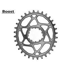 Absolute Black Plateau Oval Sram Direct Mount Boost Gris - Purebike