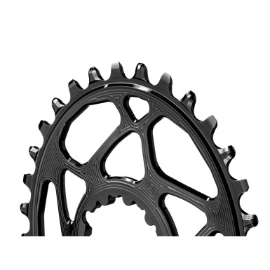 Absolute Black Plateau Oval Sram Boost pour chaine Shimano HG+ 12 V Noir - Purebike