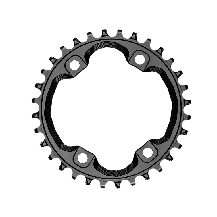 Plateau Narrow Wide pour Shimano XT asymétrique 96 mm Noir