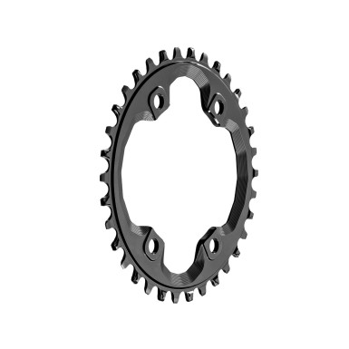 Absolute Black Plateau Narrow Wide pour Shimano XT asymétrique 96 mm Noir - Purebike