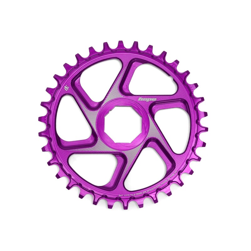 Hope Plateau Retainer Ring R22 Spiderless E-Bike Brose - Violet - Purebike