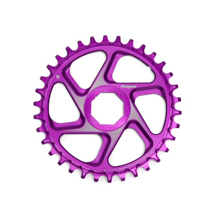 Hope Plateau Retainer Ring R22 Spiderless E-Bike Brose - Violet - Purebike