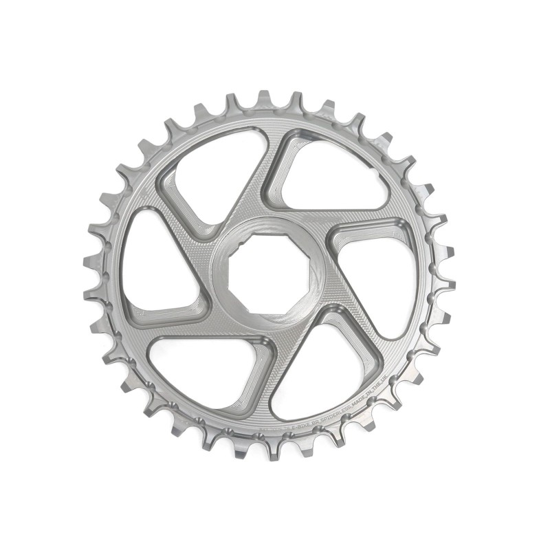 Plateau Retainer Ring R22 Spiderless E-Bike Brose - Argent