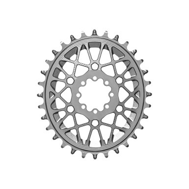 Absolute Black Plateau Oval Sram Direct Mount 8 vis T-Type Boost - Gris - Purebike