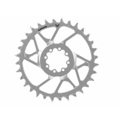 Sram Plateau Eagle 90 T-Type Acier Direct Mount 8 vis 12 vitesses - Argent - Purebike