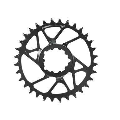 Sram Plateau Eagle 70 T-Type Acier Direct Mount 3 vis 12 vitesses - Noir - Purebike