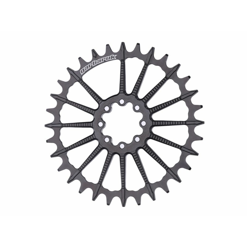 Garbaruk Plateau Ovale Direct Mount Sram 8 vis (déport 3mm) - Noir - Purebike