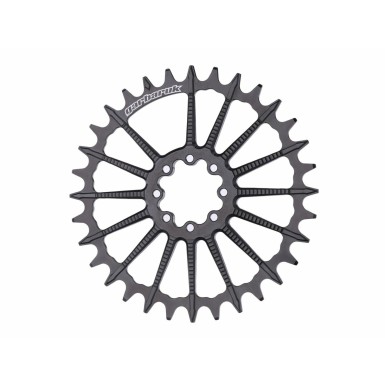 Garbaruk Plateau Ovale Direct Mount Sram 8 vis (déport 3mm) - Noir - Purebike