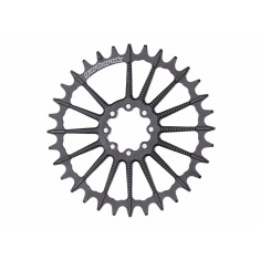 Garbaruk Plateau Ovale Direct Mount Sram 8 vis (déport 3mm) - Noir - Purebike