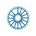 Garbaruk Plateau Ovale Direct Mount Sram 8 vis (déport 3mm) - Bleu - Purebike