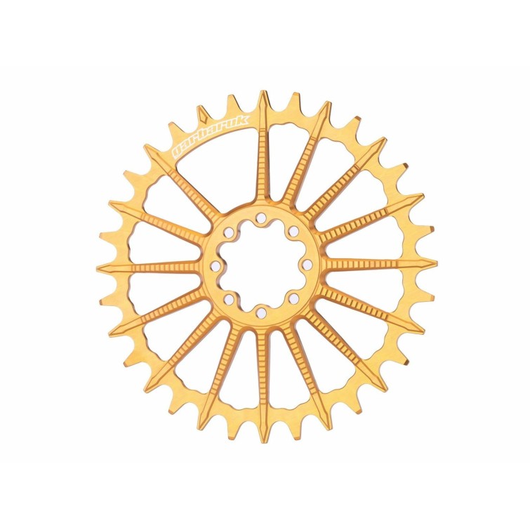 Garbaruk Plateau Ovale Direct Mount Sram 8 vis (déport 3mm) - Or - Purebike