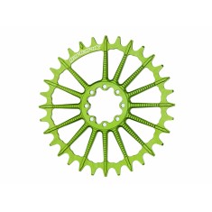Garbaruk Plateau Ovale Direct Mount Sram 8 vis (déport 3mm) - Vert - Purebike