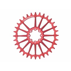 Garbaruk Plateau Ovale Direct Mount Sram 8 vis (déport 3mm) - Rouge - Purebike