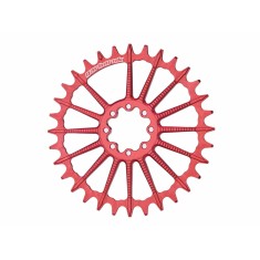 Garbaruk Plateau Ovale Direct Mount Sram 8 vis (déport 3mm) - Rouge - Purebike