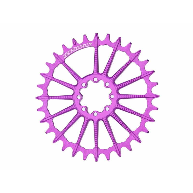 Garbaruk Plateau Ovale Direct Mount Sram 8 vis (déport 3mm) - Violet - Purebike