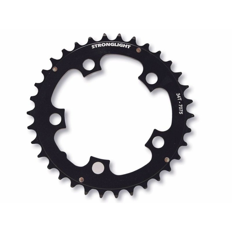 Stronglight Plateau 94 mm 5 trous - 9 vitesses - Noir - Purebike