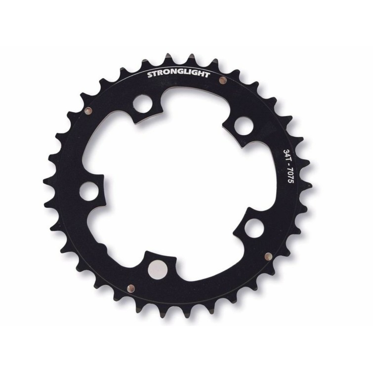 Stronglight Plateau 94 mm 5 trous - 9 vitesses - Noir - Purebike