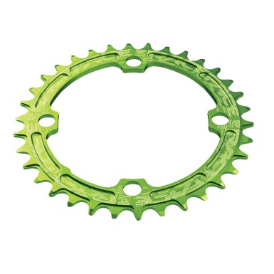Plateau Mono Race Face Narrow Wide 104 mm Vert - Plateaux - PureBike
