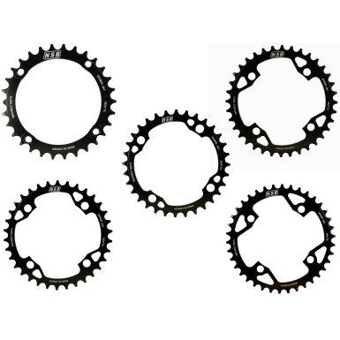 Plateau Variable Tooth  Noir - Plateaux VTT, Plateau VTT Oval - Purebike - Materiel Velo, Accessoires VTT Equipement Vélo - Pure