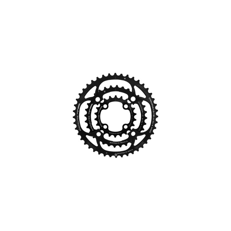 Plateau Chinook10 10/11 vitesses Noir - 22 dents - Plateaux VTT, Plateau VTT Oval - Purebike - Materiel Velo, Accessoires VTT Eq