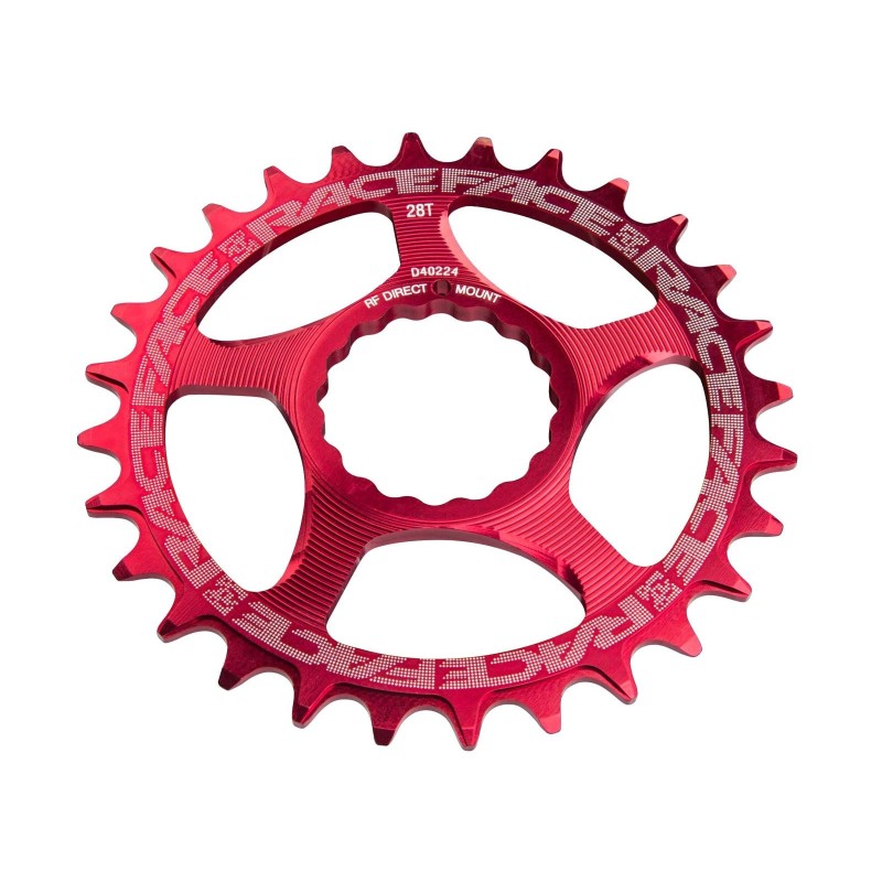 Plateau Mono Narrow Wide Direct Mount Cinch Rouge