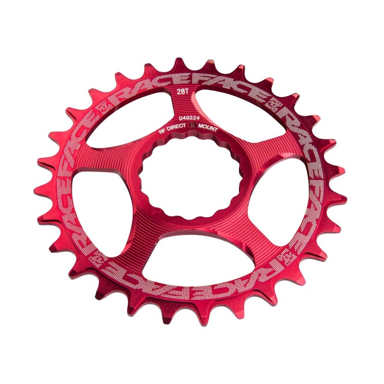 Plateau Race Face Mono Direct Mount Cinch Rouge - Plateaux - PureBike