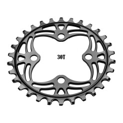 Plateau Narrow Wide 64 mm Noir - Plateaux VTT, Plateau VTT Oval - Purebike - Materiel Velo, Accessoires VTT Equipement Vélo - Pu