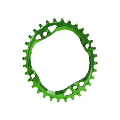 Plateau Oval Narrow Wide 104 mm Vert - Plateaux VTT, Plateau VTT Oval - Purebike - Materiel Velo, Accessoires VTT Equipement Vél
