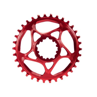 Plateau Sram Direct Mount à denture variable GXP Rouge - Plateaux VTT, Plateau VTT Oval - Purebike - Materiel Velo, Accessoires 