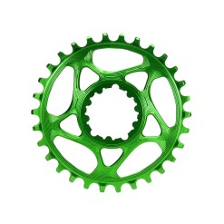 Plateau Sram Direct Mount à denture variable GXP Vert - Plateaux VTT, Plateau VTT Oval - Purebike - Materiel Velo, Accessoires V
