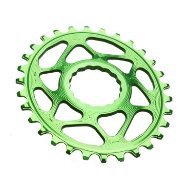 Plateau ovale Narrow Wide Direct Mount pour Race Face Vert - Purebike  