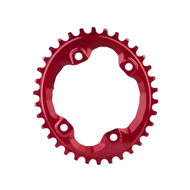 Plateau Ovale Absolute Black XT M8000 Rouge - Purebike