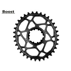 Plateau Oval Absolute Black pour Sram Direct Mount - Boost - Noir