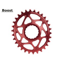 Plateau Absolute Black Ovale Race Face Boost Rouge pour vélo