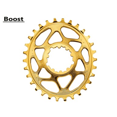 Plateau Oval Absolute Black pour Sram Direct Mount - Boost - Or