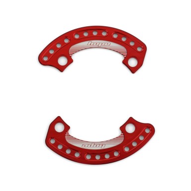 Protège plateau 1/4 Bash (paire) Rouge - Protège plateaux pour VTT - Materiel Velo, Accessoires VTT Equipement Vélo - Purebike