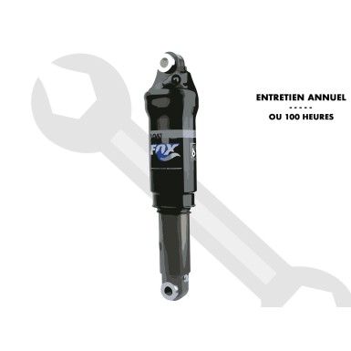 Entretien annuel ou 100 h pour Amortisseur Fox Float R, RP, CTD, DPS