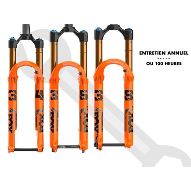 Purebike Entretien annuel ou 100h pour Fourche Fox 34-36-38 Float - Purebike