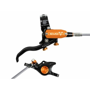 Hope Frein à disque arrière Tech 4 EVO X2 - Noir / Orange - Purebike