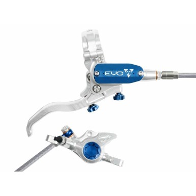 Hope Frein à disque arrière Tech 4 EVO X2 - Argent / Bleu - Purebike