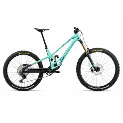 Orbea VTT Enduro Rallon E-Team 442 - Aloha Green / Fantasy Purple Carbon View - Purebike